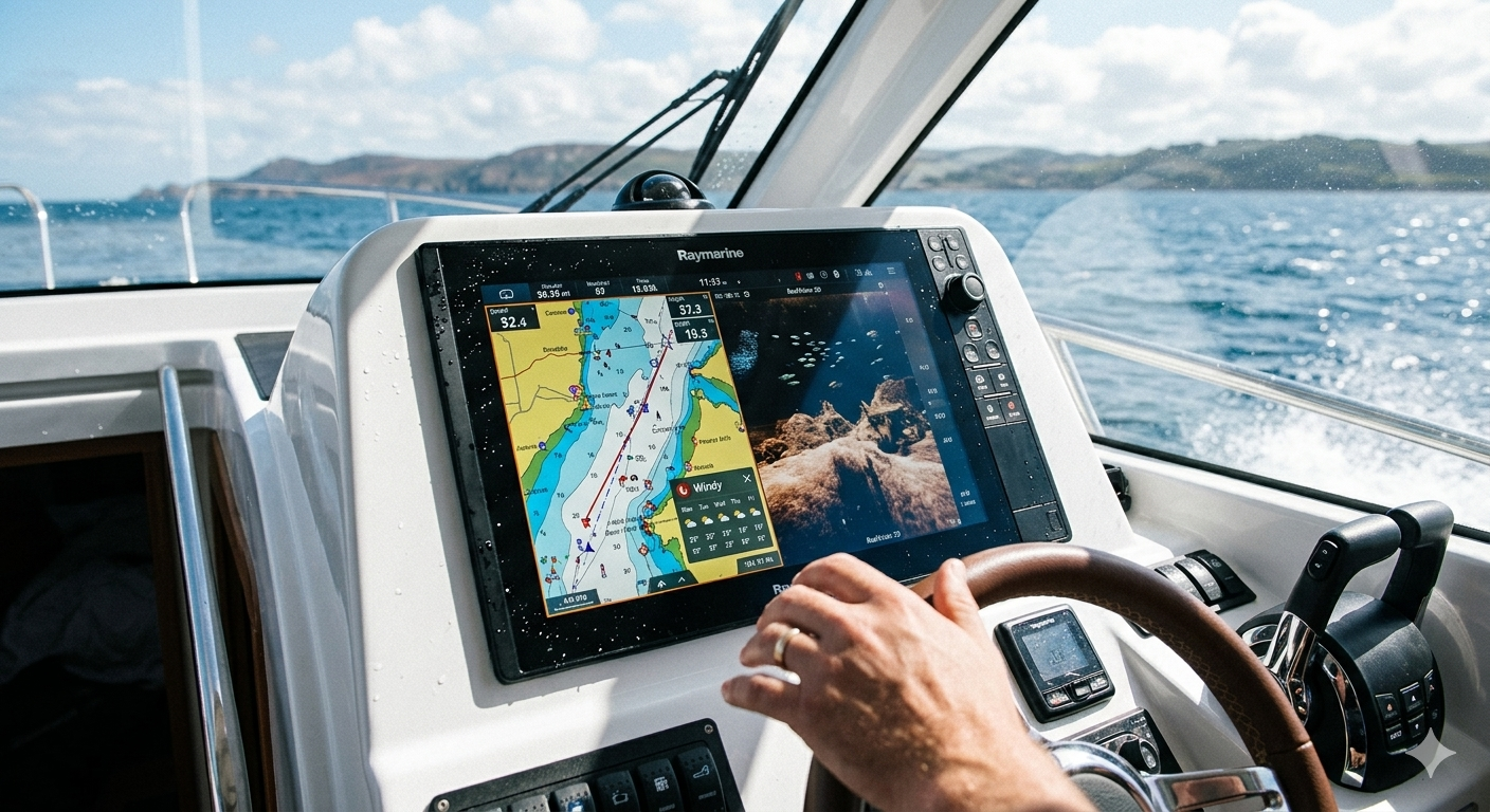 Raymarine Axiom 2 XL plancia